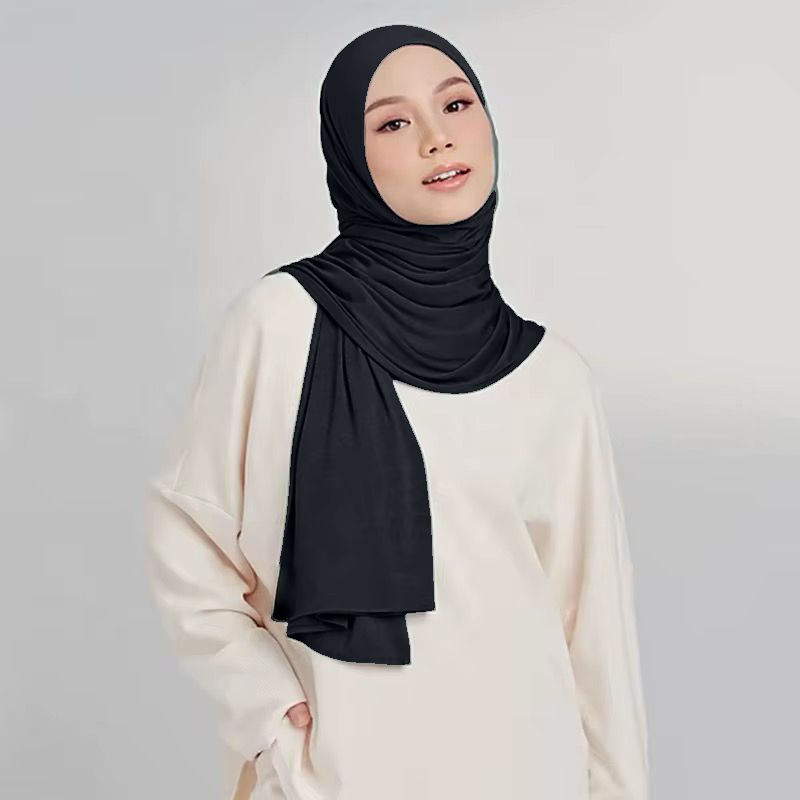 Bamboo Jersey Hijab - Lightweight, Soft, and Breathable Scarf